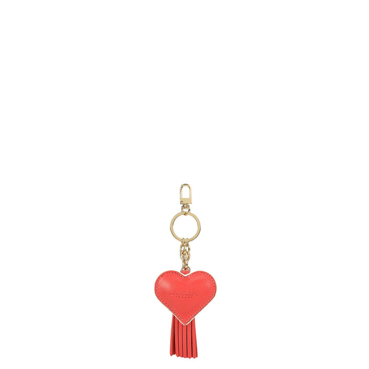 Franzy Leather Bag Hanging - Corallo