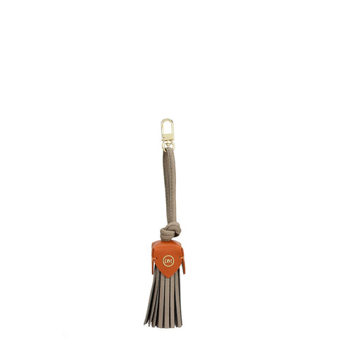 Plain Leather Bag Hanging - Grey