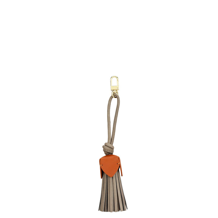 Plain Leather Bag Hanging - Grey