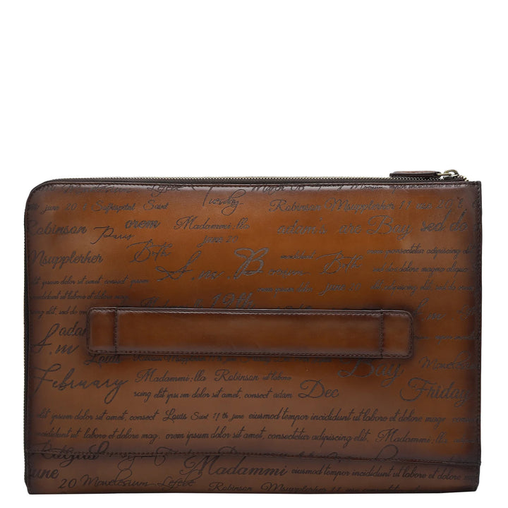 Signato Leather Computer Sleeve - Cognac