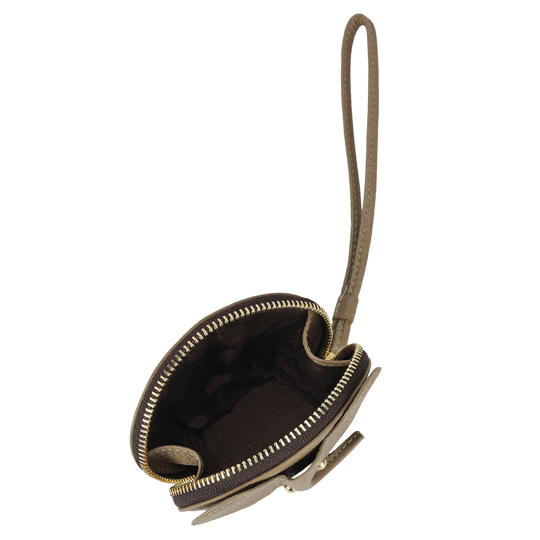 Wax Leather Bag Hanging - Greyish Taupe