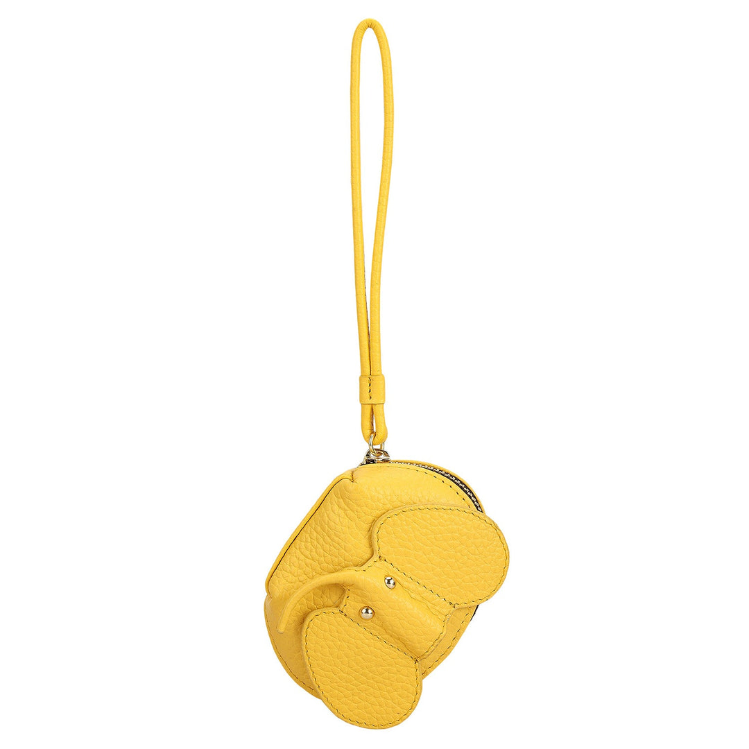 Wax Leather Bag Hanging - Mimosa