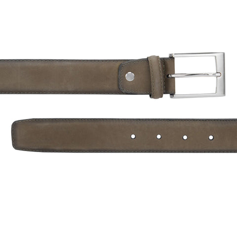 Green Textured Men's Belt