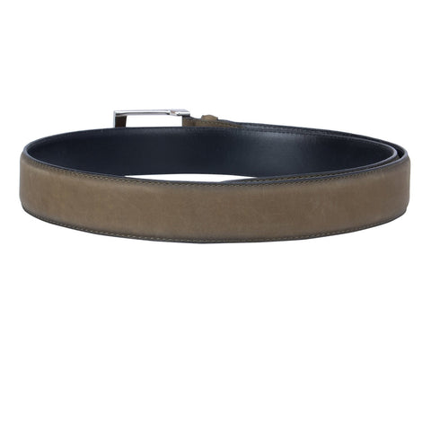 Green Textured Men's Belt