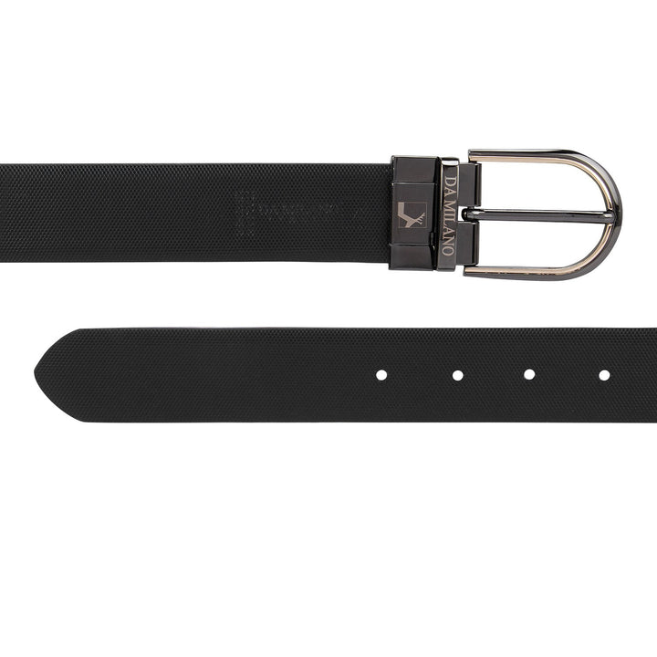 Casual Fish Leather Reversible Mens Belt - Brown & Balck