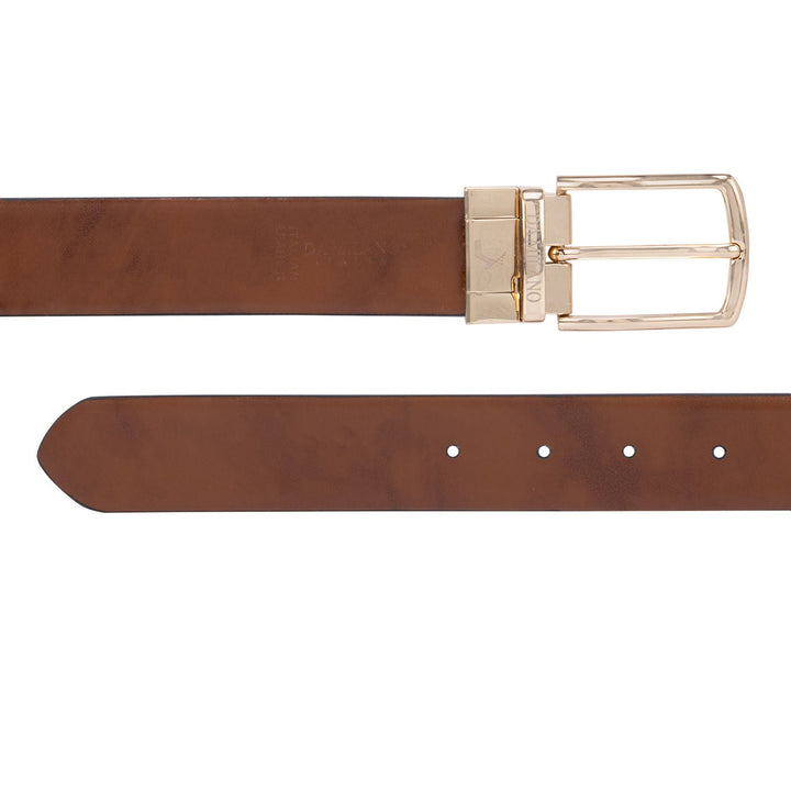 Black Plain Reversible Men's Belt
