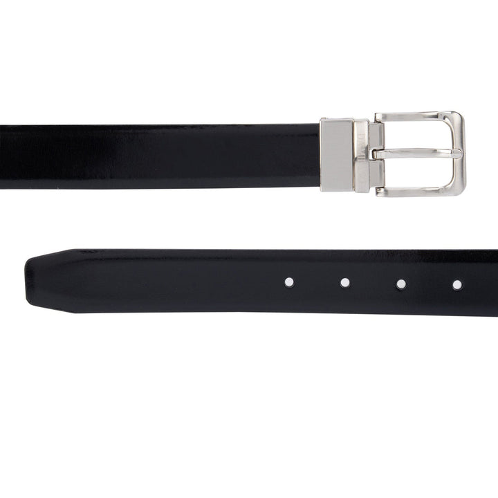 Black & Brown Plain Reversible Men'S Belt