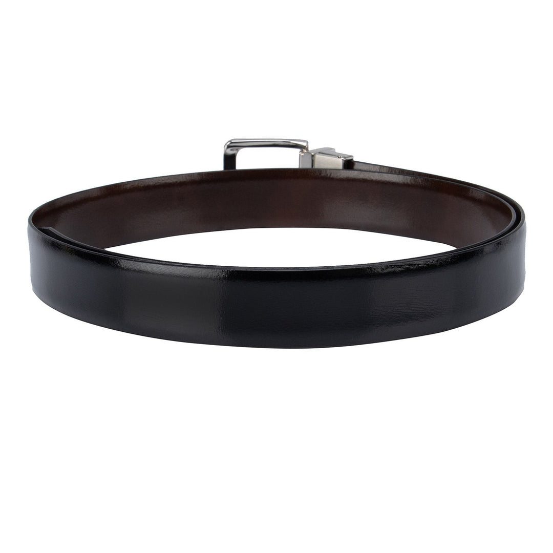 Black & Brown Plain Reversible Men'S Belt