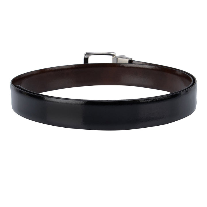 Black & Brown Plain Reversible Men'S Belt