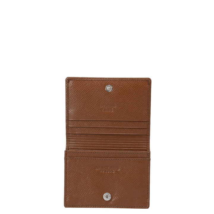 Brown Franzy Flip Top Card Case