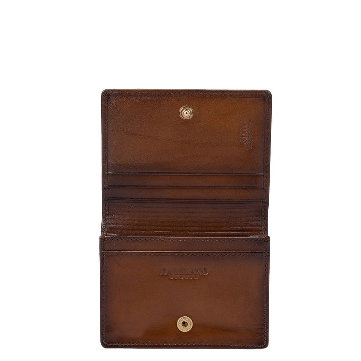 Cognac Signato Credit And ID Card Case