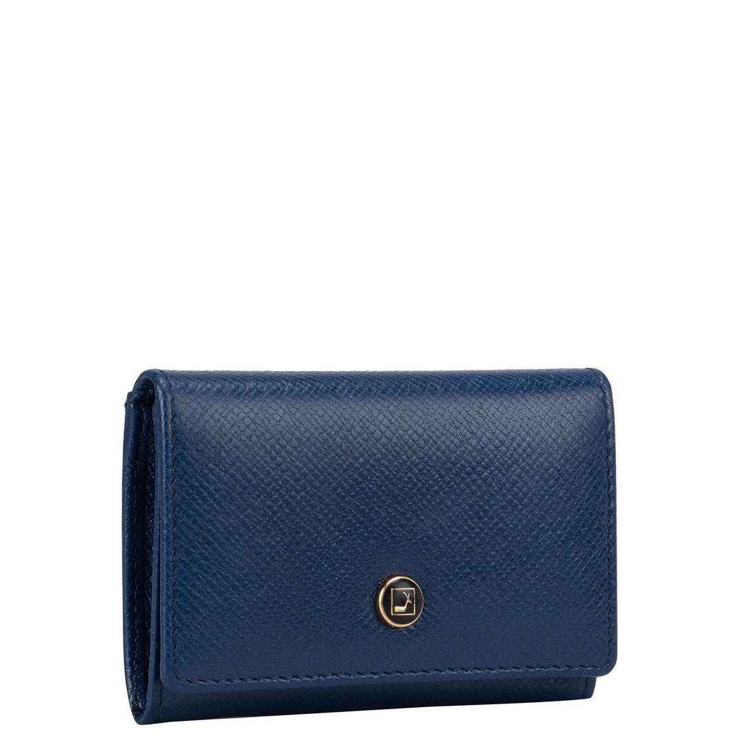 Blue Franzy Flip Top Card Case
