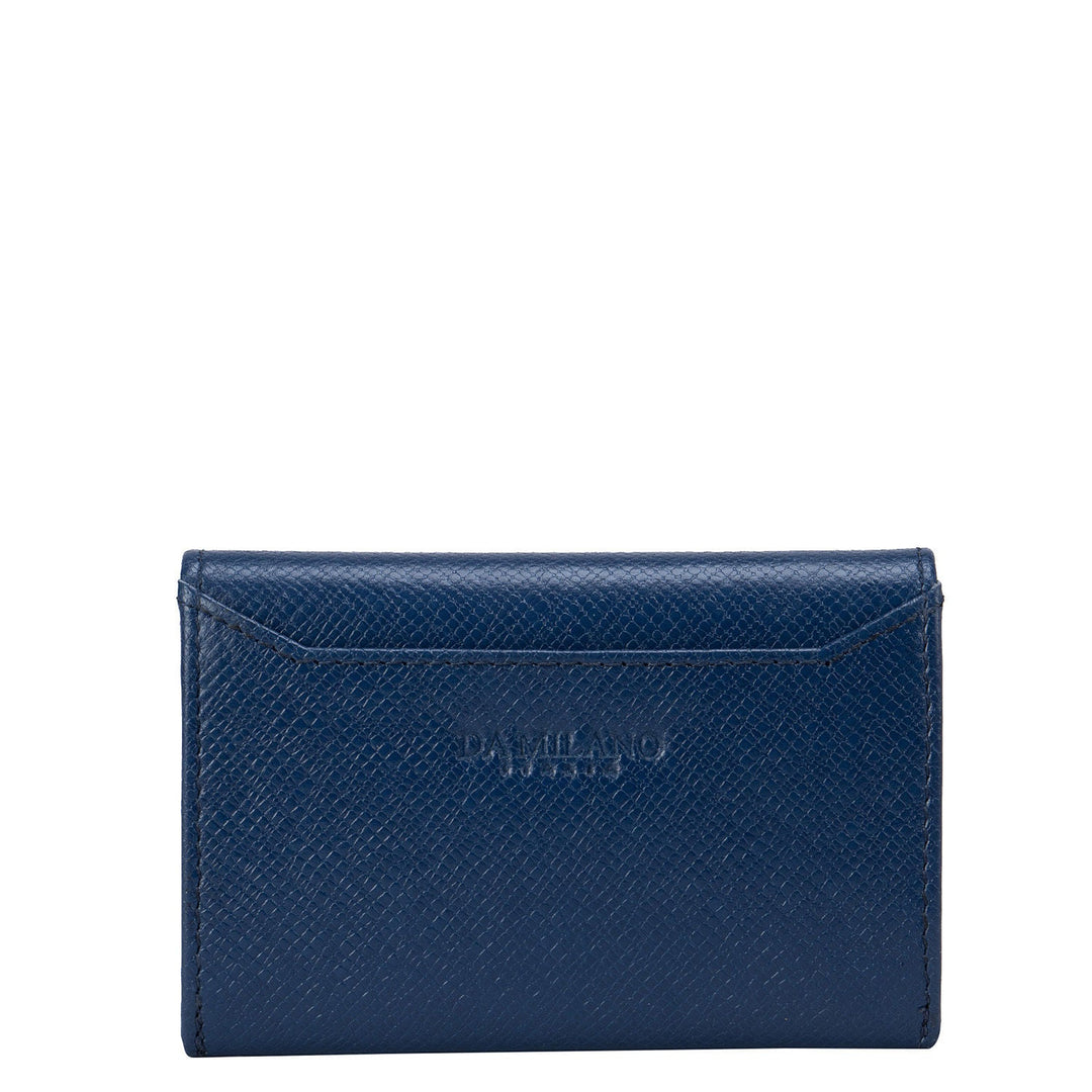 Blue Franzy Flip Top Card Case