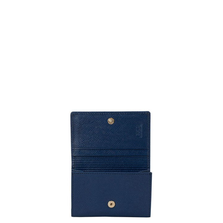 Blue Franzy Flip Top Card Case