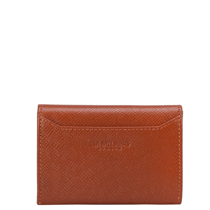 Brown Franzy Flip Top Card Case