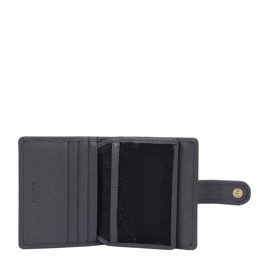 Franzy Leather Card Case - Grey