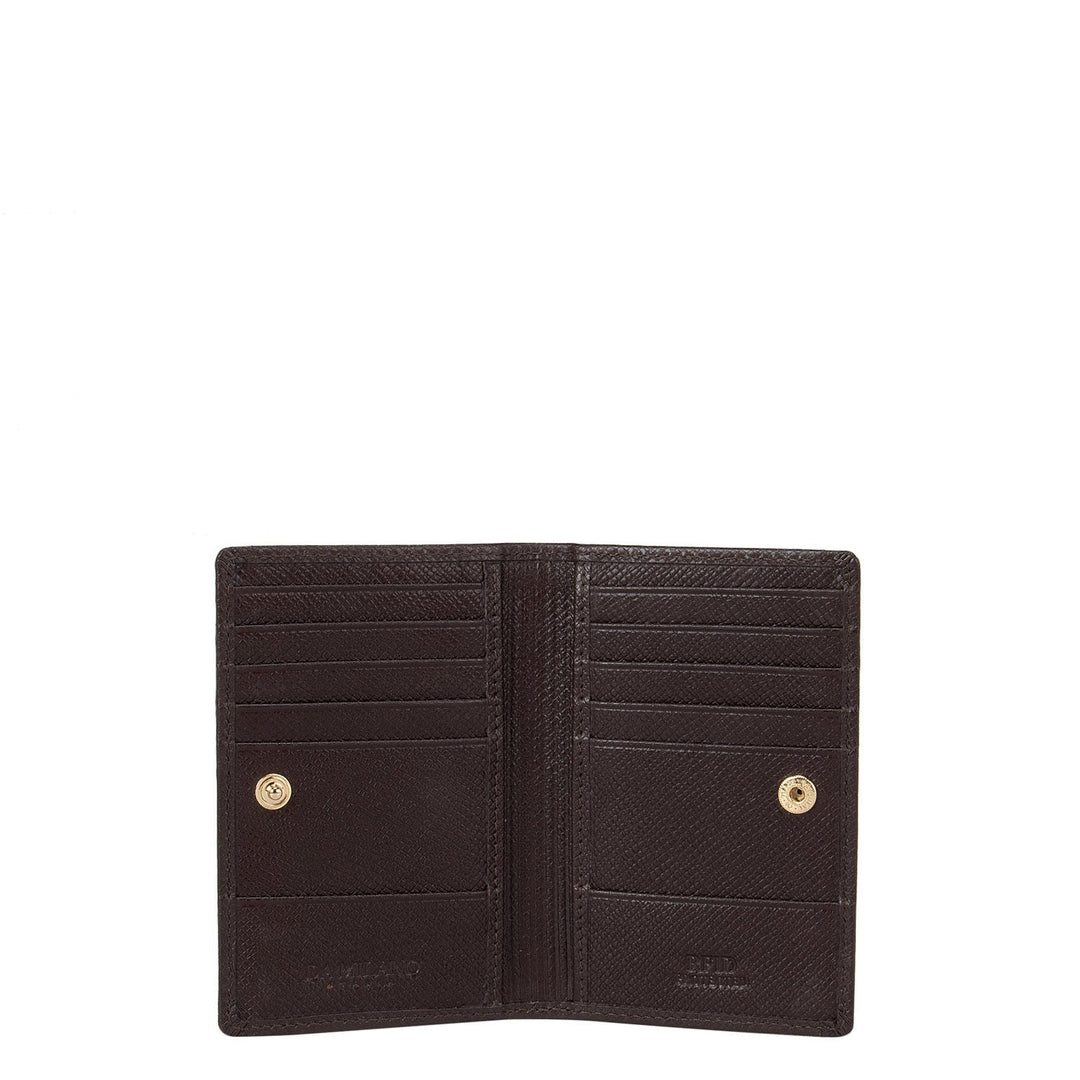 Brown Croco Effect Credit And ID Card Case