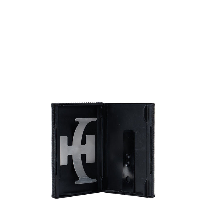 Black Franzy Slider Card Case