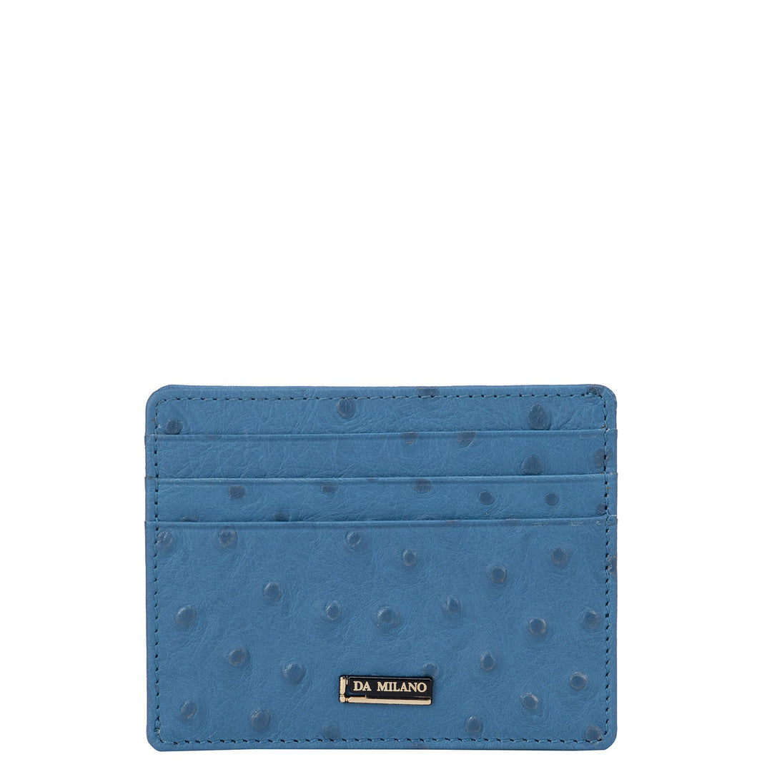 Blue Ostrich Effect Card Sleeve