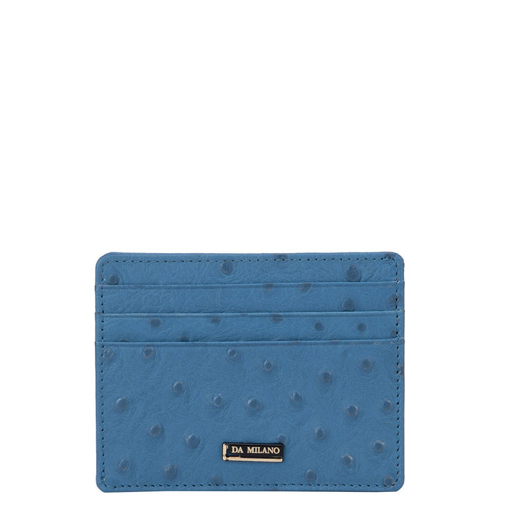 Blue Ostrich Effect Card Sleeve