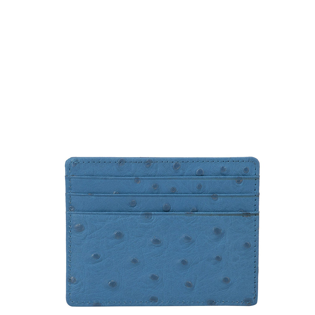 Blue Ostrich Effect Card Sleeve