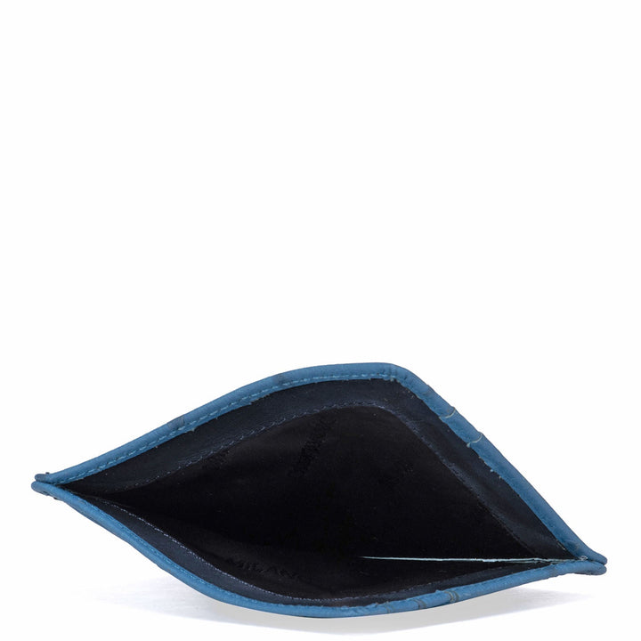 Blue Ostrich Effect Card Sleeve