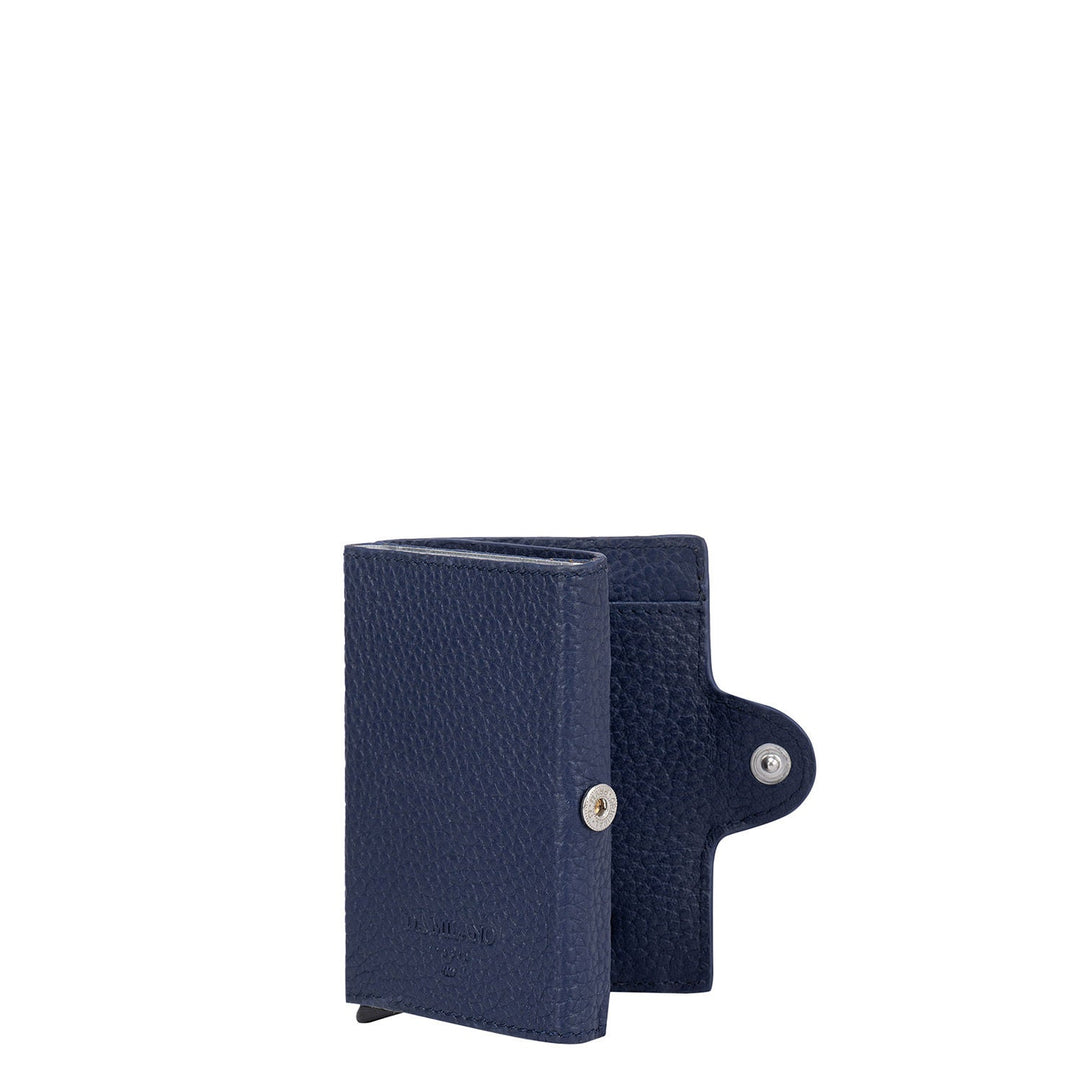 Blue Wax Credit And ID Card Case