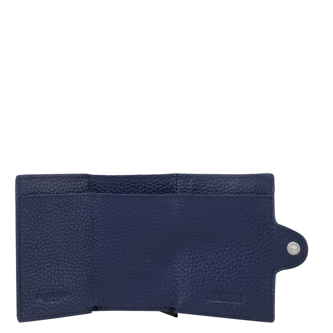 Blue Wax Credit And ID Card Case