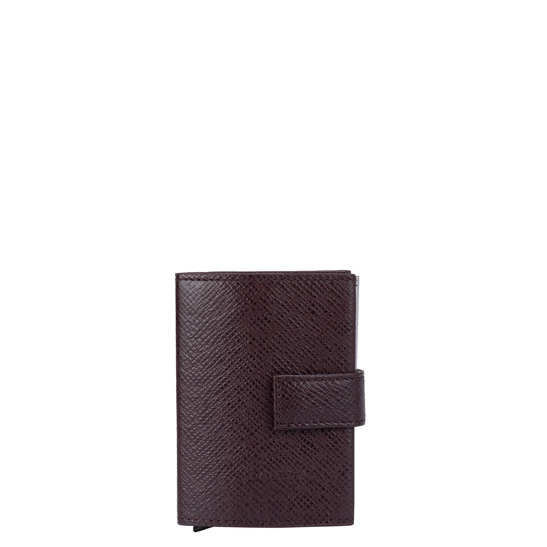 Franzy Leather Card Case - Berry