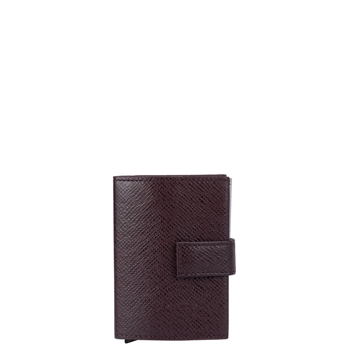 Franzy Leather Card Case - Berry