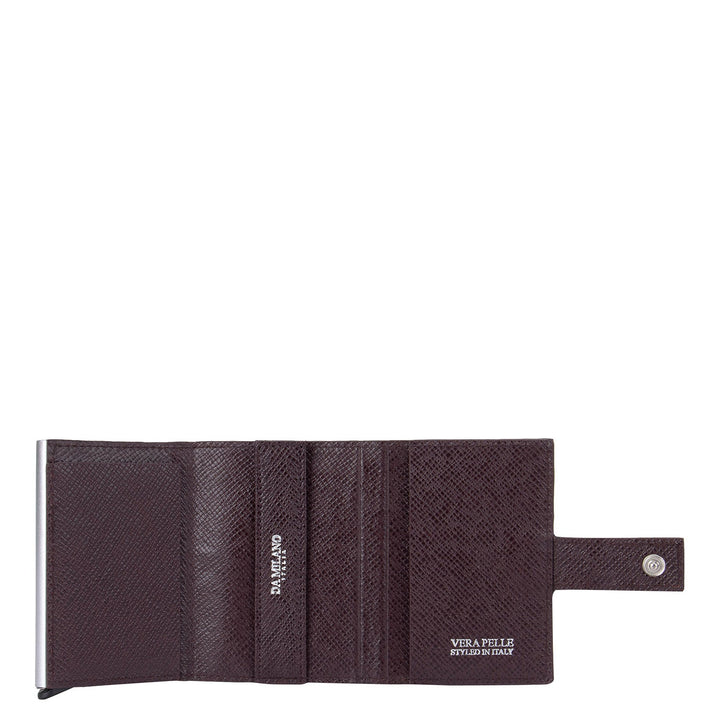 Franzy Leather Card Case - Berry