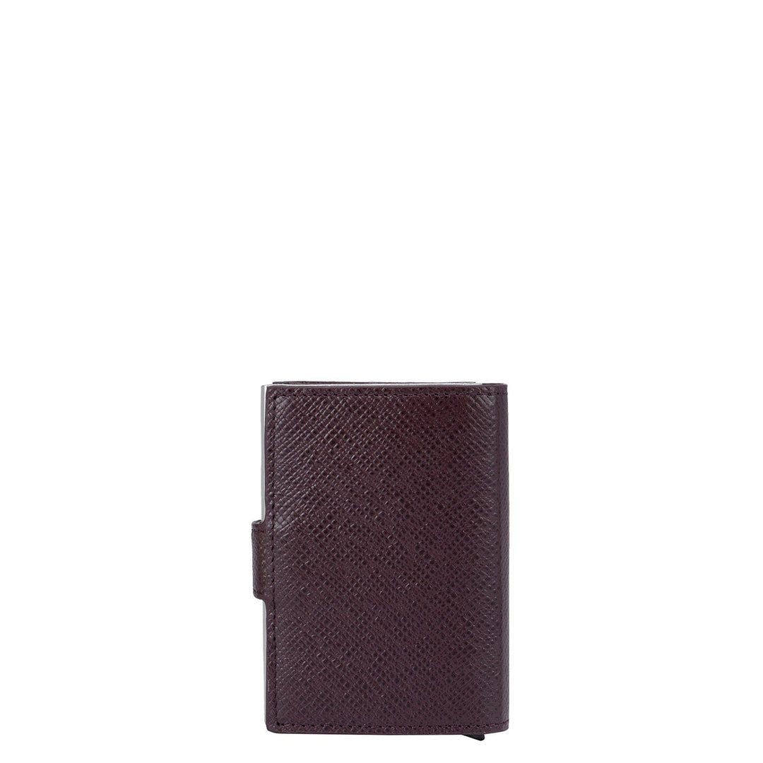 Franzy Leather Card Case - Berry