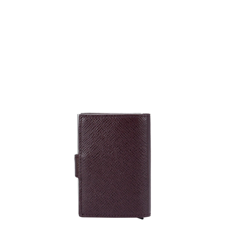 Franzy Leather Card Case - Berry