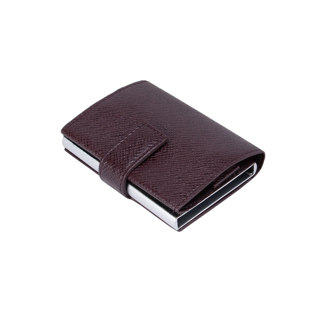 Franzy Leather Card Case - Berry