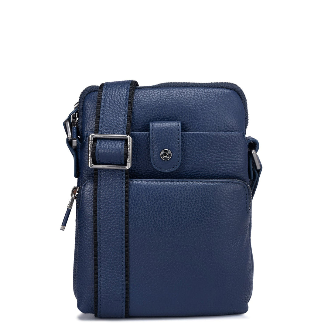 Blue Wax Men Sling Bag