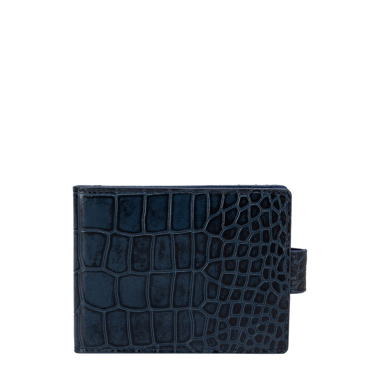 Blue Croco Money Clip