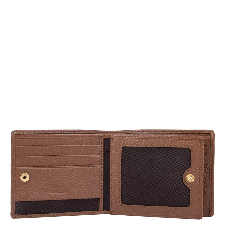 Cognac Wax Mens Wallet