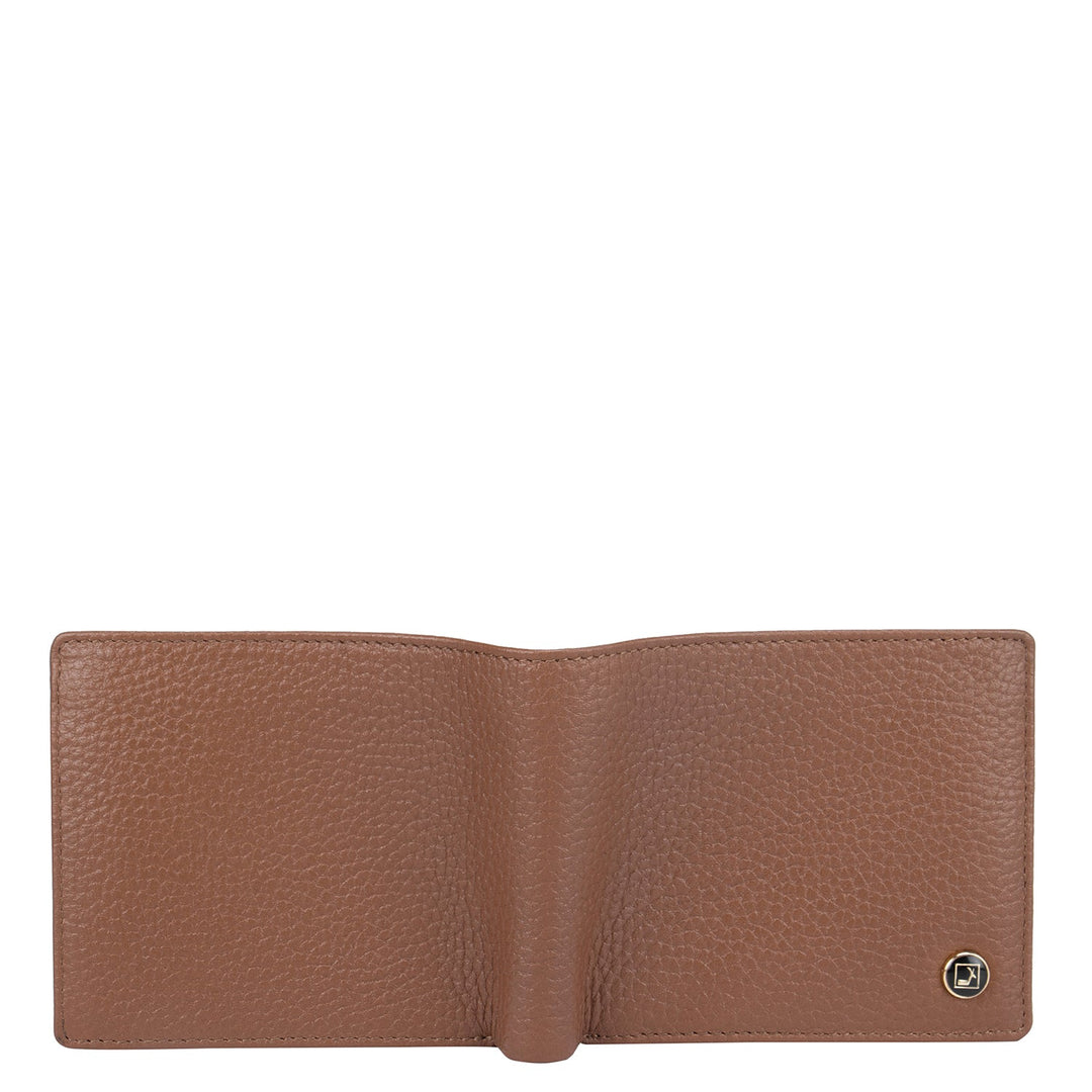 Cognac Wax Mens Wallet