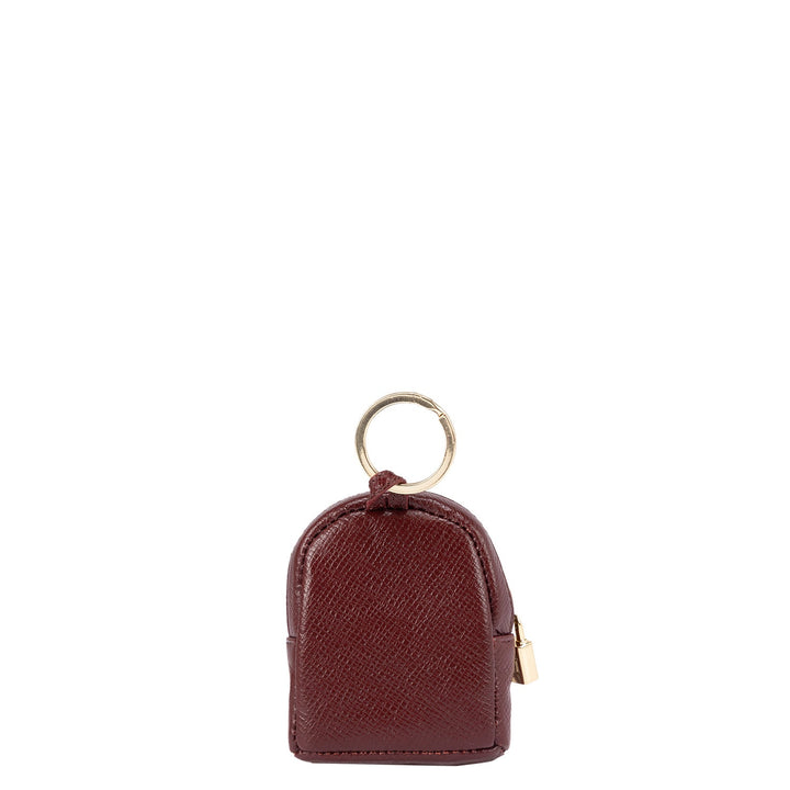 Franzy Leather Keychain - Blood Stone