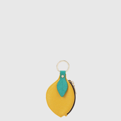 Franzy Leather Key Chain - Mango