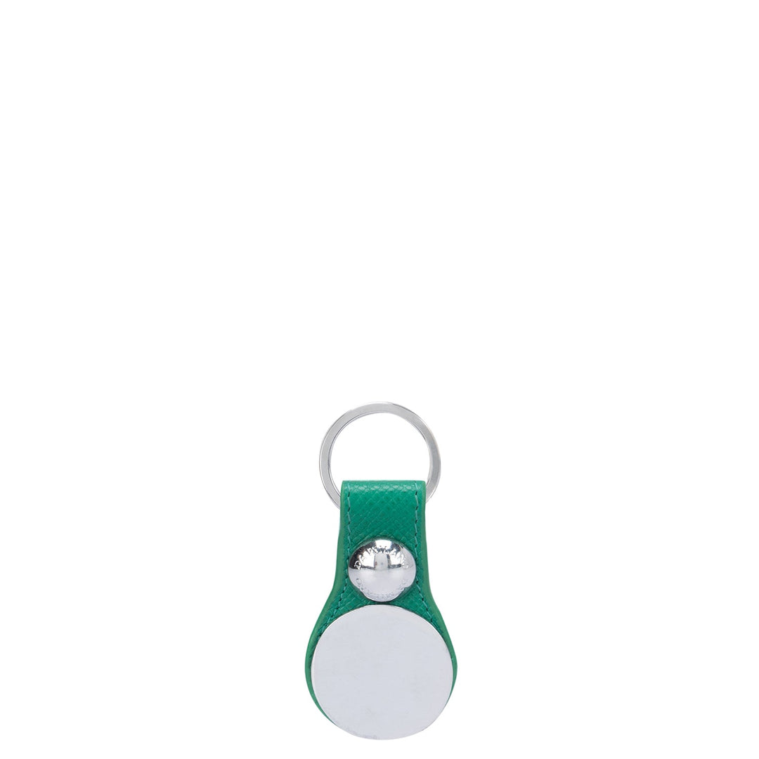 Franzy Leather Keychain - Green