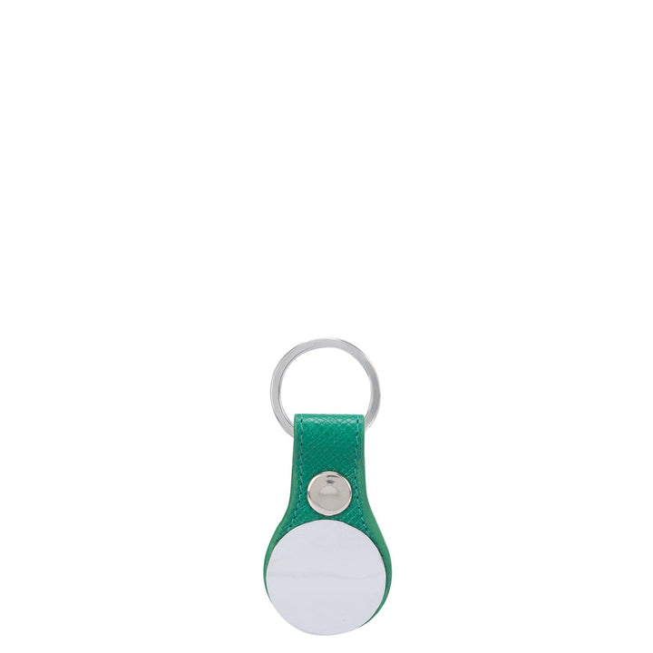 Franzy Leather Keychain - Green