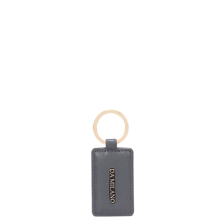 Franzy Leather Keychain - Grey