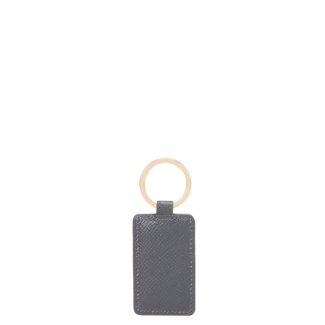 Franzy Leather Keychain - Grey