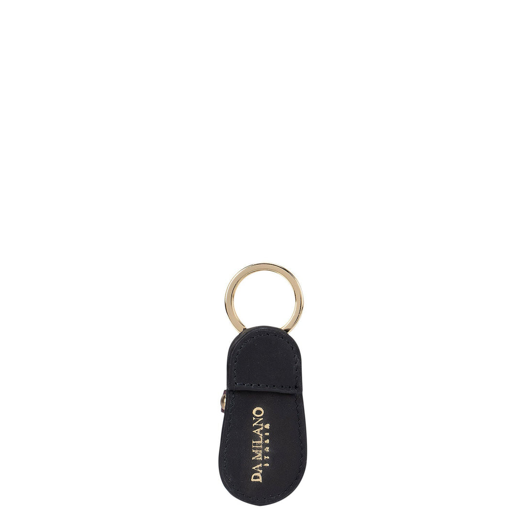 Black & Pink Croco Effect Key Chain