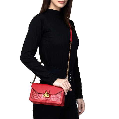 Red Franzy Sling Bag