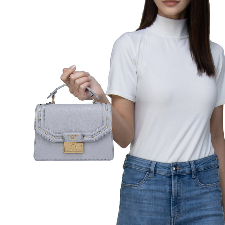 Blue Franzy Satchel Bag