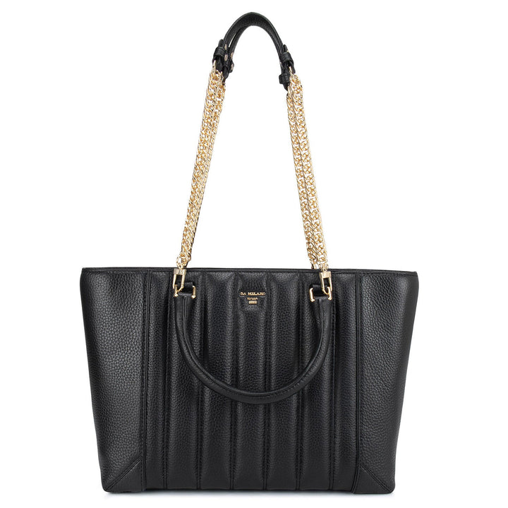 Black Wax Tote Bag