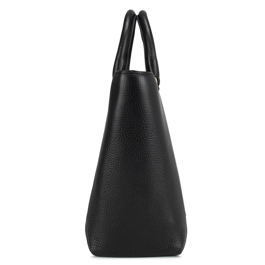 Black Wax Tote Bag
