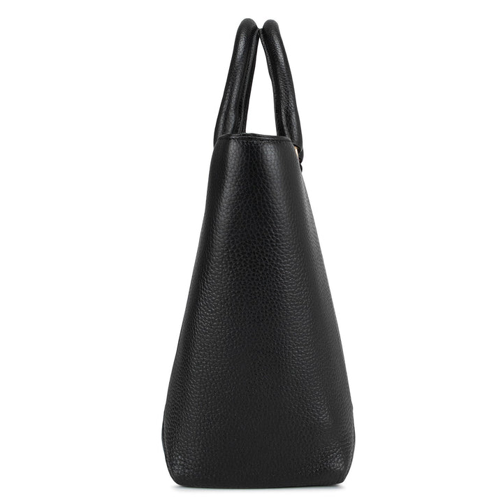 Black Wax Tote Bag